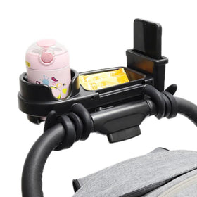 3 in 1 Wap-around Baby Stroller Tray Cup Holder(Black)